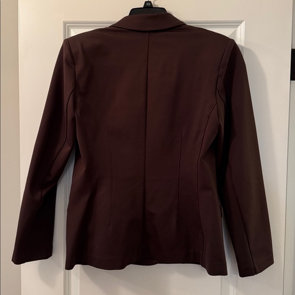 Express Double Breasted Jacket / Blazer. Large. Chocolate Brown. - Picture 3 of 8